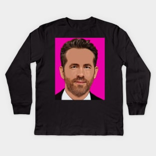 ryan reynolds Kids Long Sleeve T-Shirt